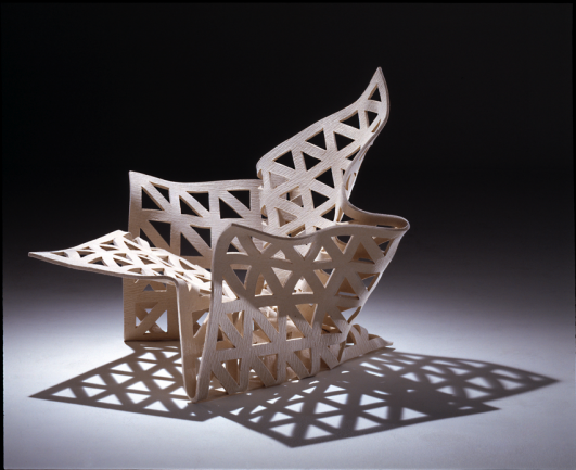 Bless You Chair. Designed and made by Louise Campbell. Denmark, 1999. Photo Erik Brahl
